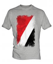 Sealand Grunge Flag Mens T-Shirt