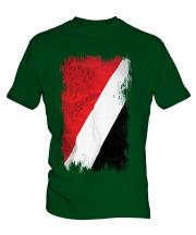 Sealand Grunge Flag Mens T-Shirt
