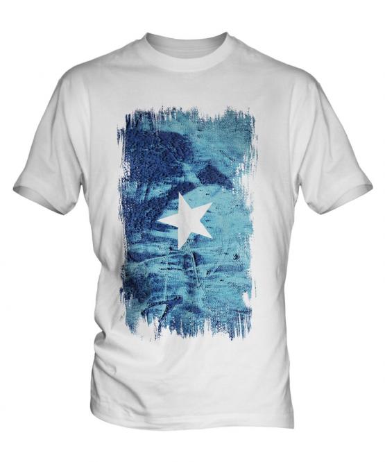 Somalia Grunge Flag Mens T-Shirt