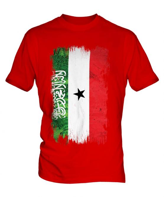 Somaliland Grunge Flag Mens T-Shirt