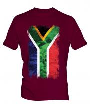 South Africa Grunge Flag Mens T-Shirt