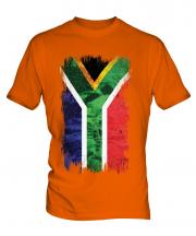 South Africa Grunge Flag Mens T-Shirt