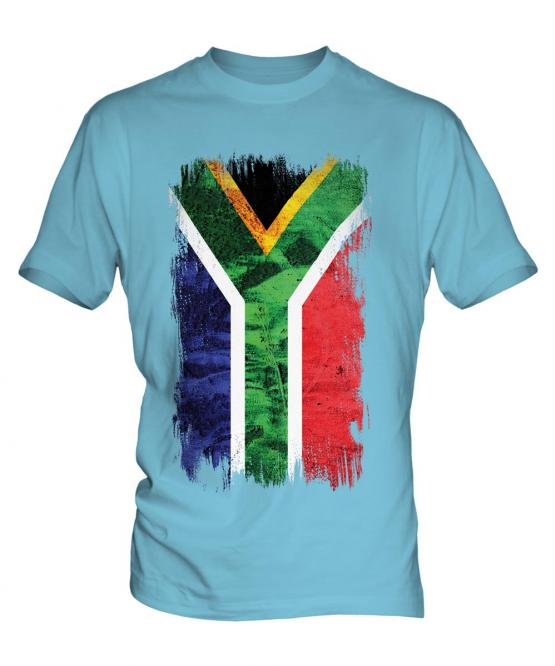 South Africa Grunge Flag Mens T-Shirt