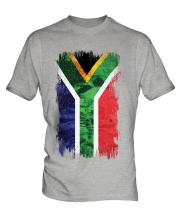South Africa Grunge Flag Mens T-Shirt