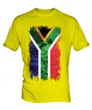 South Africa Grunge Flag Mens T-Shirt