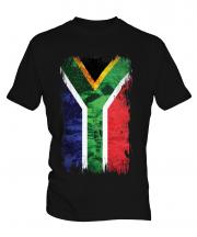 South Africa Grunge Flag Mens T-Shirt