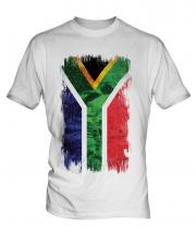 South Africa Grunge Flag Mens T-Shirt
