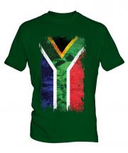 South Africa Grunge Flag Mens T-Shirt