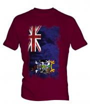 South Georgia Grunge Flag Mens T-Shirt