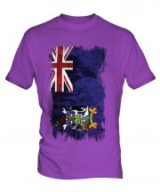 South Georgia Grunge Flag Mens T-Shirt
