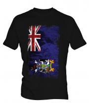 South Georgia Grunge Flag Mens T-Shirt