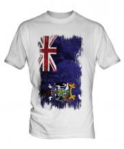 South Georgia Grunge Flag Mens T-Shirt