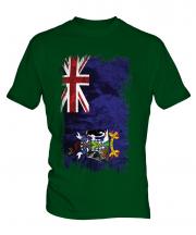 South Georgia Grunge Flag Mens T-Shirt