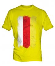 South Ossetia Grunge Flag Mens T-Shirt