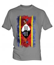 Swaziland Grunge Flag Mens T-Shirt