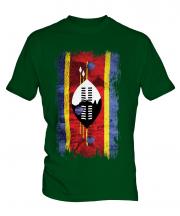 Swaziland Grunge Flag Mens T-Shirt