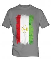 Tajikistan Grunge Flag Mens T-Shirt