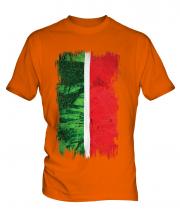 Tatarstan Grunge Flag Mens T-Shirt