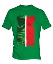 Tatarstan Grunge Flag Mens T-Shirt