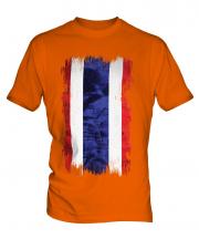 Thailand Grunge Flag Mens T-Shirt