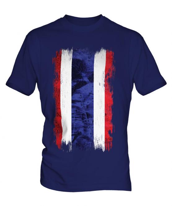 Thailand Grunge Flag Mens T-Shirt