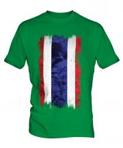 Thailand Grunge Flag Mens T-Shirt