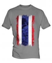 Thailand Grunge Flag Mens T-Shirt