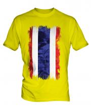 Thailand Grunge Flag Mens T-Shirt
