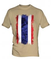 Thailand Grunge Flag Mens T-Shirt