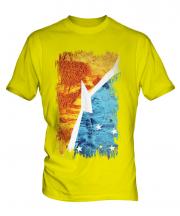 Tierra Del Fuego Province Grunge Flag Mens T-Shirt