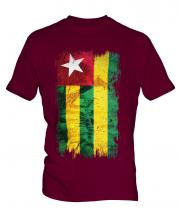 Togo Grunge Flag Mens T-Shirt