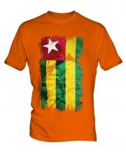 Togo Grunge Flag Mens T-Shirt