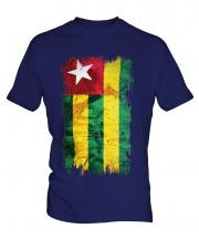 Togo Grunge Flag Mens T-Shirt
