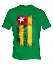 Togo Grunge Flag Mens T-Shirt
