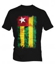 Togo Grunge Flag Mens T-Shirt