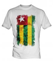 Togo Grunge Flag Mens T-Shirt