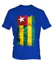 Togo Grunge Flag Mens T-Shirt