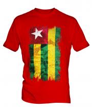 Togo Grunge Flag Mens T-Shirt