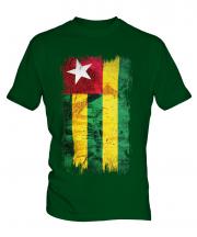Togo Grunge Flag Mens T-Shirt