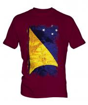 Tokelau Grunge Flag Mens T-Shirt