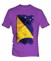Tokelau Grunge Flag Mens T-Shirt
