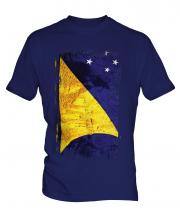 Tokelau Grunge Flag Mens T-Shirt