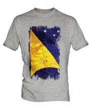Tokelau Grunge Flag Mens T-Shirt