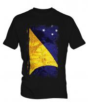 Tokelau Grunge Flag Mens T-Shirt