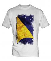 Tokelau Grunge Flag Mens T-Shirt