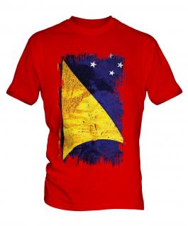 Tokelau Grunge Flag Mens T-Shirt