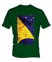 Tokelau Grunge Flag Mens T-Shirt