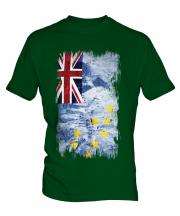 Tuvalu Grunge Flag Mens T-Shirt