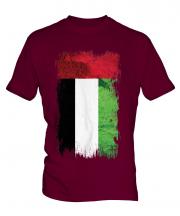 United Arab Emirates Grunge Flag Mens T-Shirt