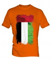 United Arab Emirates Grunge Flag Mens T-Shirt